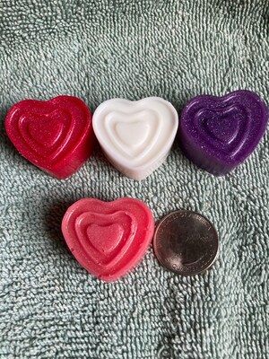 Valentines Day Soap Mini Heart Soaps - Hearts, Mini Hearts, Heart, Heart Sayings, Bridal Shower, Wedding Favor, Kids Soaps, Mini Soaps - image2
